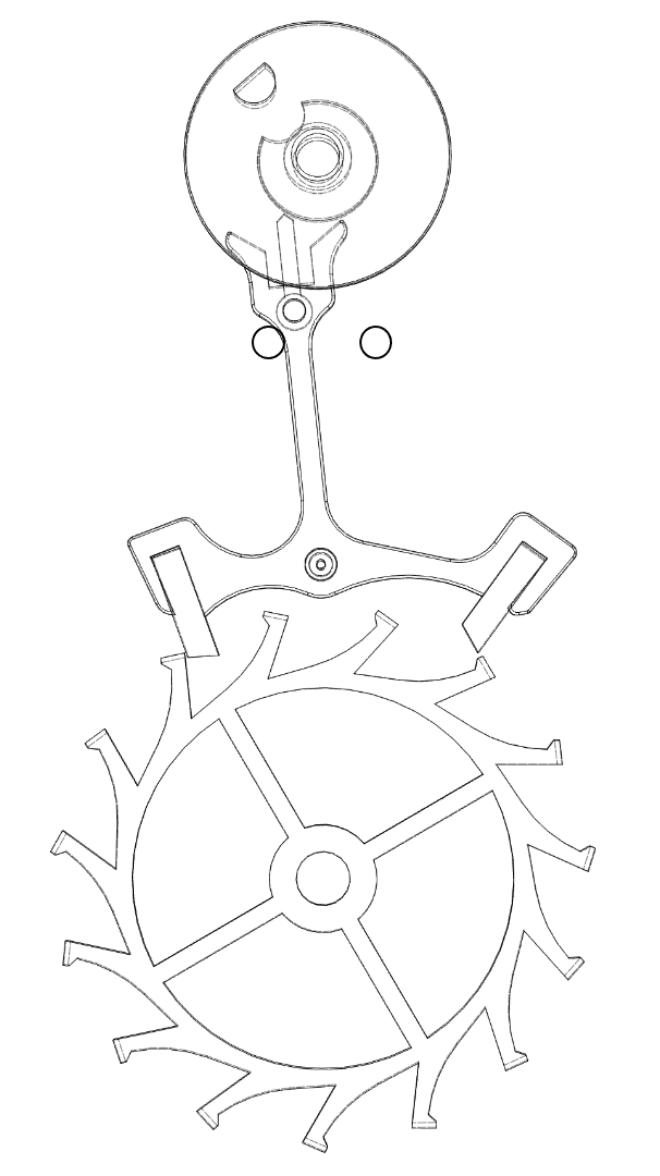 Echappement filaire 11