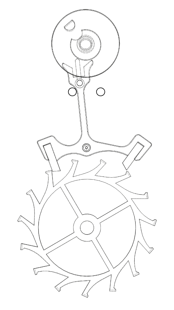 Echappement filaire 14